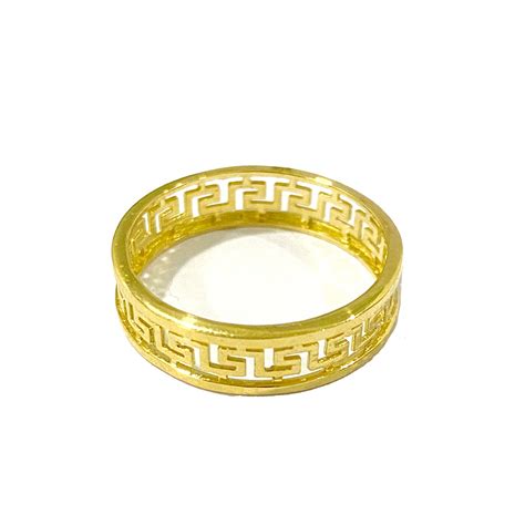 cheap versace gold ring|versace ring real gold.